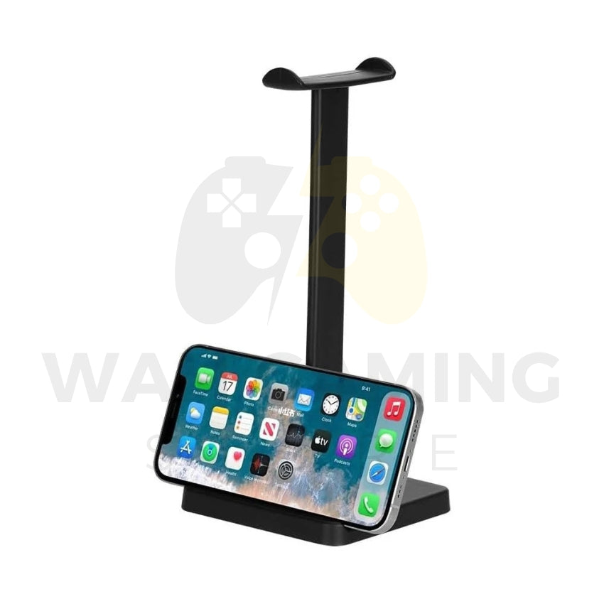 Xtrike-Me HT-08 Gaming Headset Stand with Mobile Phone Holder – Black