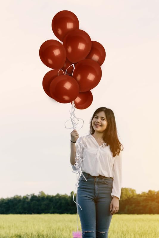 Treasures Gifted Dark Brown Balloons - Mocha Brown Matte Balloons - Dark Tan Balloons, 12 Inch Balloons - Chocolate Balloons - Large Balloons, Neutral Dark Beige - 72 Pack Balloons Bulk Pack