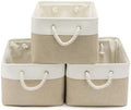 15.7x11.8x8.26 Inch Fabric Large Storage Bins with Handles 3 Pack