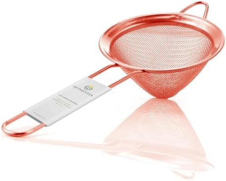 Homestia 304 Stainless Steel Fine Mesh Strainer, Sieve Sifter For Tea, Rose