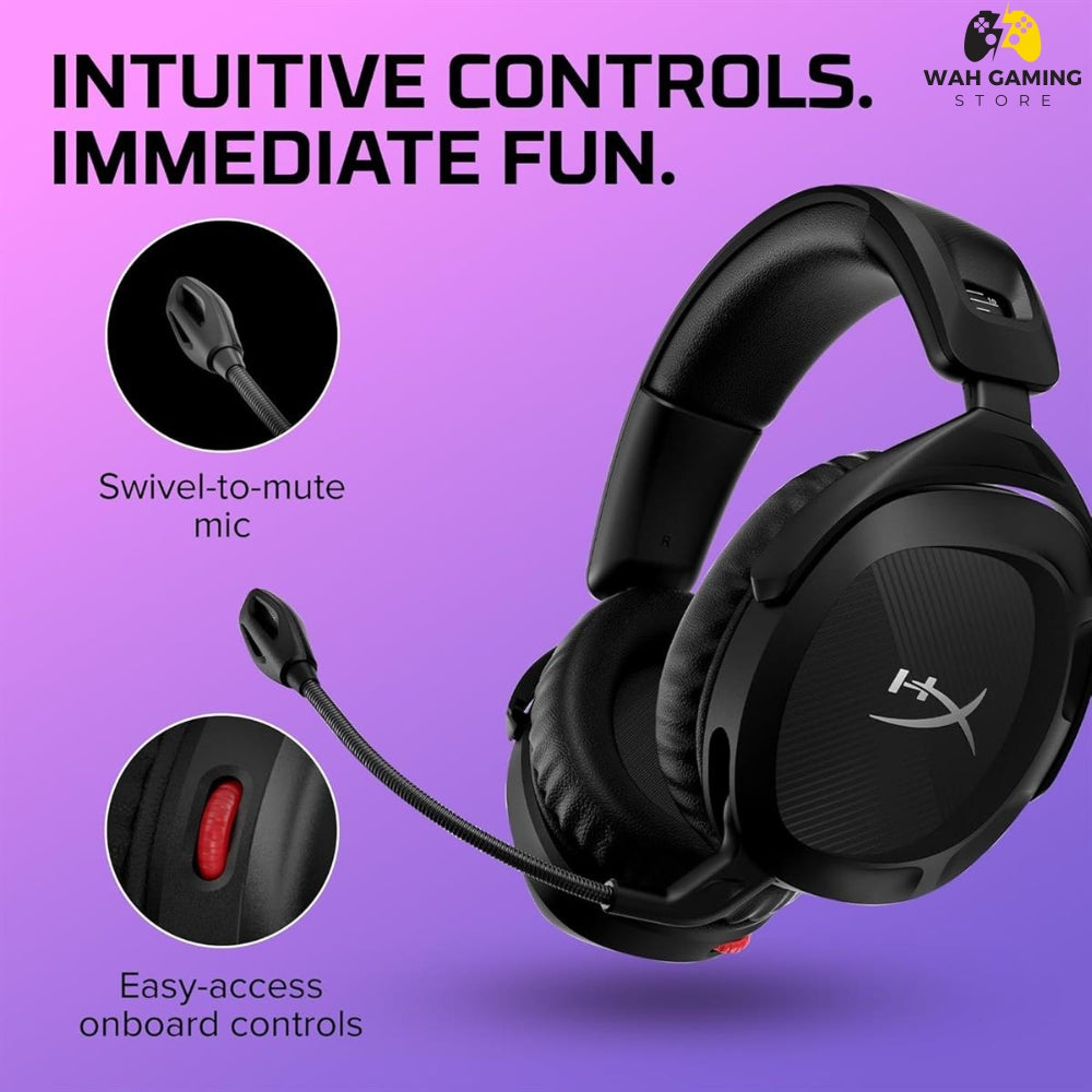 HyperX Cloud Stinger 2 Core Best Lightweight Gaming Headset (OPEN BOX) with Immersive DTS:X Headphone Spatial Audio
