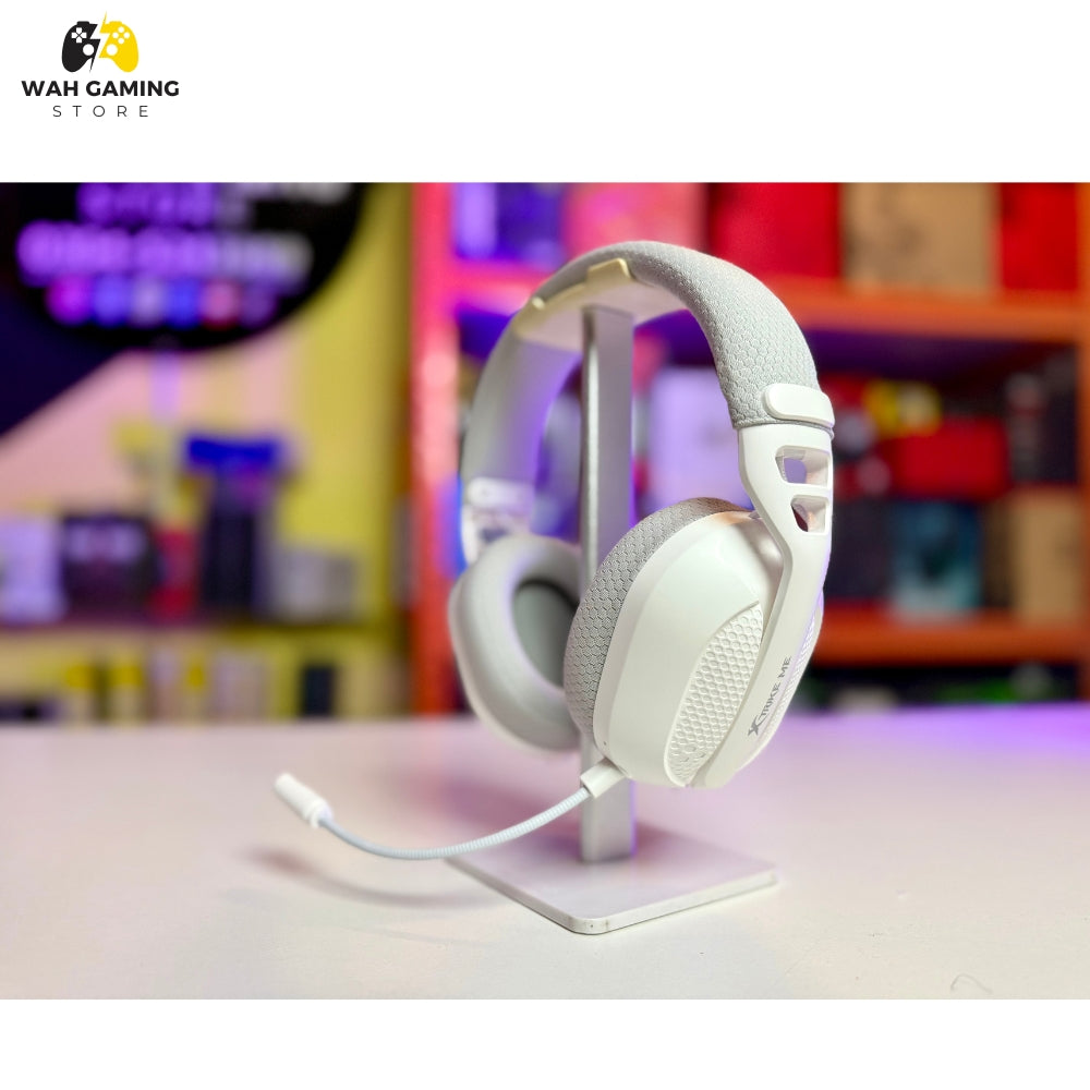 Xtrike Me GH-513W WH Tri-Mode Wireless Gaming Headset | Bluetooth 6.0, 2.4G & Wired