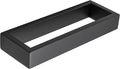Sayayo Matte Black Towel Bar for Bathroom, 8 Inch Hand Towel Holder Wall Mount Square Towel Ring SUS304 Stainless Steel Towel Rack