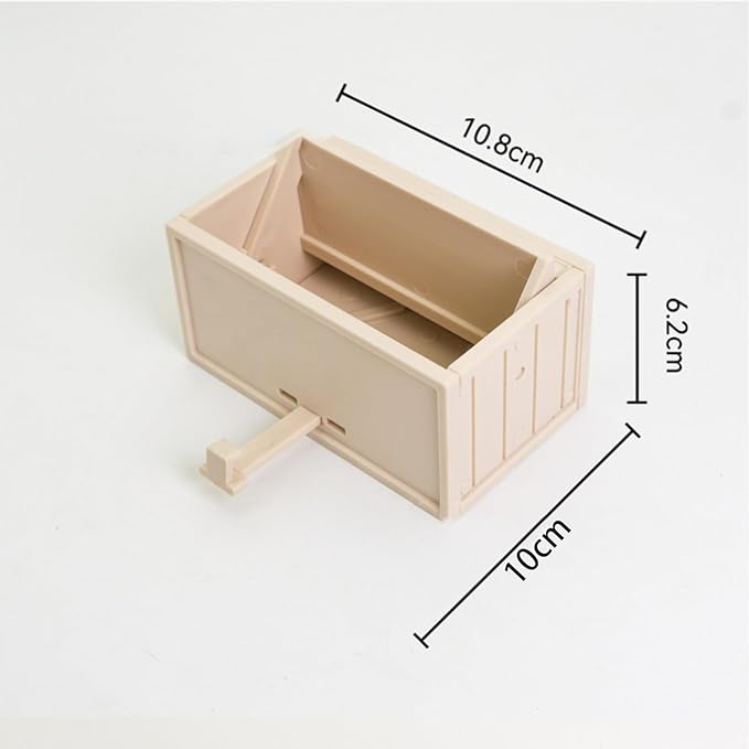 Decorative Car Key Holders - Wall Mounted Garage Key Holders - Wall Mounted Key Storage Boxes - for Entrances, Front Doors, Hallways, Offices (Beige)