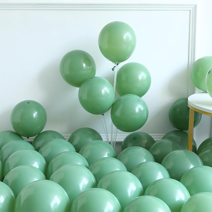 Goose Party Decorations 140pcs Sage Green Pastel Macoron Pink Blue Yellow Balloons with Goose Foil Balloons for Spring Baby Shower Gender Reveal One Silly Goose Birthday Party Supplies