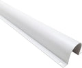 Electriduct Joint Cover for 3/4" Plastic Flanged Wire Guard Cable Raceway - White