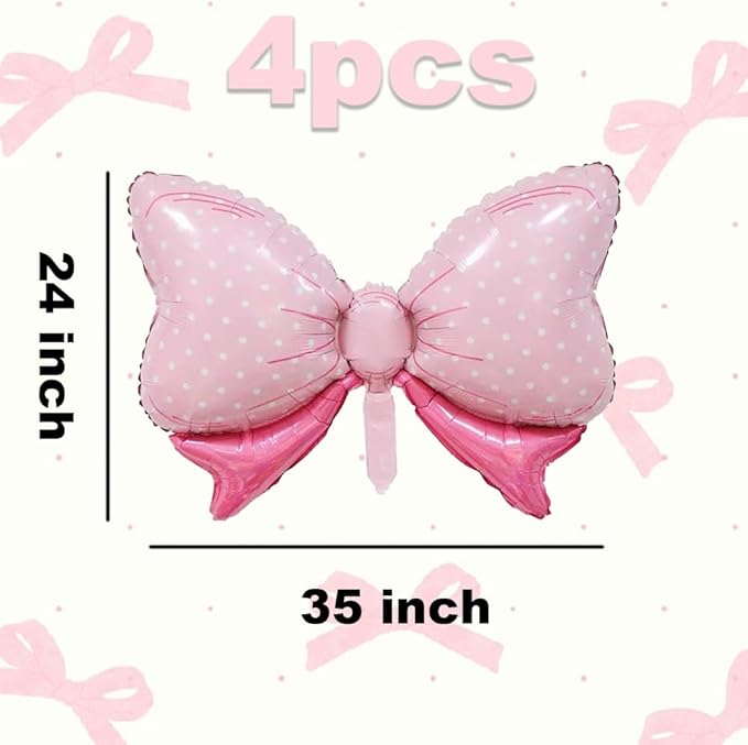 8PCS Helium Foil Soccer Gender Reveal Balloon, Goals or Bows Gender Reveal Decorations, Soccer Baby Shower Decorations