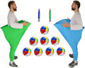 Granny Pants Yard Game – Oversized Stretchy Pants Outdoor Toss Game with Bouncy Balls & Pump, Fun Reunion Party Game for Adults, Perfect for Backyard, Field Day & Team Activities