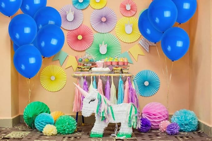 Treasures Gifted Matte Royal Blue Balloons (36), 12 Inch, Premium Latex, Navy, Water & Helium Use, Baby Shower, Gender Reveal, Wedding, Party Decorations