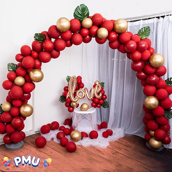 Balloon Arch - Frame for Graduations, Weddings, Anniversaries, and Birthday Party Decorations - Perfect for Kids’ Schools and Colleges- White Pkg/6
