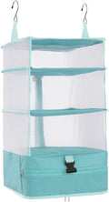 TABITORA Portable Hanging Travel Shelves Bag Packing Cube Organizer Suitcase Storage Large Capacity