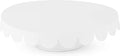 Twine White Stainless Steel Cake Stand, Set of 1, Cupcake Stand, Home Decor, Food Service, Dessert Accessory, 11-Inch Diameter, White