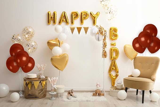 Treasures Gifted Dark Brown Balloons - Mocha Brown Matte Balloons - Dark Tan Balloons, 12 Inch Balloons - Chocolate Balloons - Large Balloons, Neutral Dark Beige - 72 Pack Balloons Bulk Pack