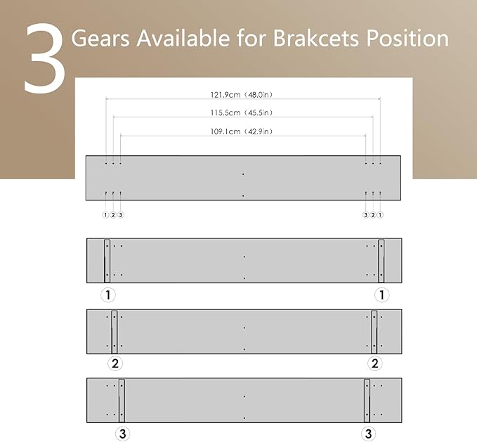 DINZI LVJ Long Wall Shelves, 55.1Inch Wall Mounted Shelves Set of 2, Extra Large Storage Ledges with Sturdy Metal Brackets for Living Room, Bathroom, Bedroom, Kitchen, Natural