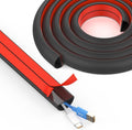 UOMTFAI Wall Cord Hider 39 Inch - Self-Adhesive Wire Cover Raceway for Walls, Flexible PVC Cable Concealer for Home and Office, W0.59 H0.39in - Black