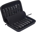 HERSENT Pocket Knife Display Case,Knife Storage Organizer,14 Slots Folding Knife Storage Case,Small Knife Collection Carrier Bag for Survival Tactical Outdoor EDC Mini Knife