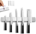 24 Inch Magnetic Knife Holder with Extra Strong Hold, Metal Knife Magnetic Strip for Wall Mount Kitchen RV Storage and Organization, Heavy Duty Magnetic Tool Rack for Tools, Knives Block Utensils