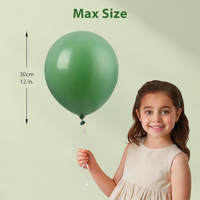 60PCS Green and Gold Balloons,GAGAKU 12 Inch Latex Confetti Balloons, Metallic Green Glod Latex Balloons with White, Party Balloons for Women Kids Birthday Wedding Bride Bachelorette Retirement