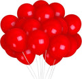 Treasures Gifted Matte Red Balloons - Dark, Ruby, Cherry, Crimson Latex 12 Inch - Globos Rojos - Bulk Pack of 72