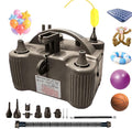 4-in-1 Electric Balloon Pump for All Balloons, Inflatables, and Sports Balls, Portable High Power Triple Inflating Ports for Latex Foil 260q Mylar Balloon