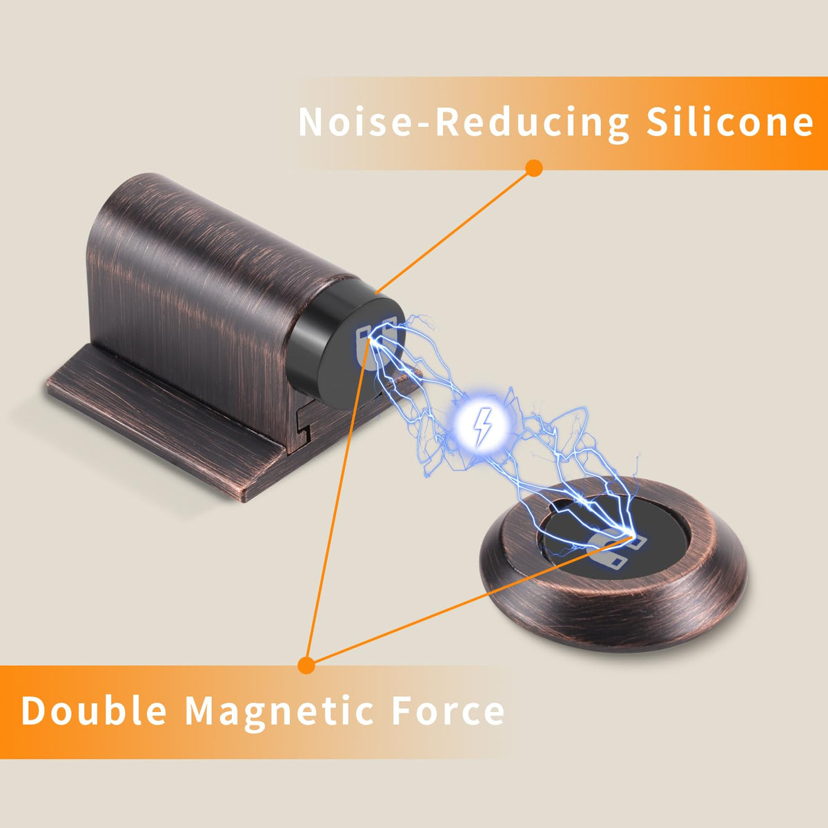 Magnetic Door Stoppers for Bottom of Door