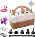 AXHJ Electric Balloon Pump, Portable Electric Air Balloon Pump Dual Nozzle Air Blower Pump, Balloon Inflator for Party Decorations