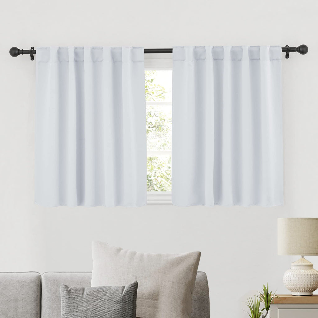 Small Window Curtains for Kitchen Bathroom Cafe RV Camper (2 Count)