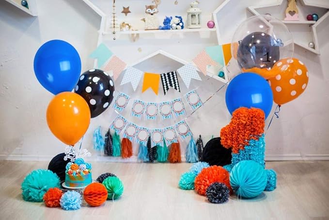 Treasures Gifted Matte Royal Blue Balloons (36), 12 Inch, Premium Latex, Navy, Water & Helium Use, Baby Shower, Gender Reveal, Wedding, Party Decorations