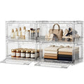 320Qt Stackable Storage Bins with Lids Wheels (4 Count)