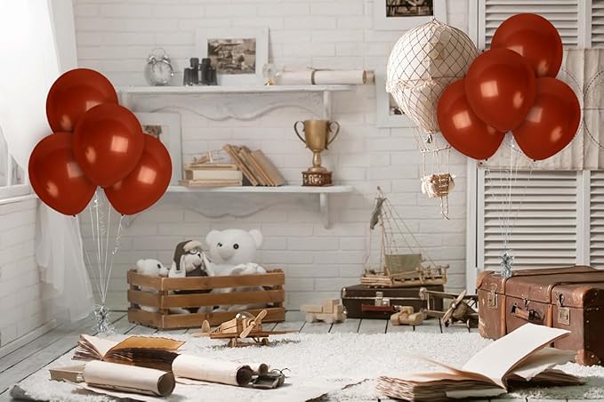 Treasures Gifted Dark Brown Balloons - Mocha Brown Matte Balloons - Dark Tan Balloons, 12 Inch Balloons - Chocolate Balloons - Large Balloons, Neutral Dark Beige - 72 Pack Balloons Bulk Pack