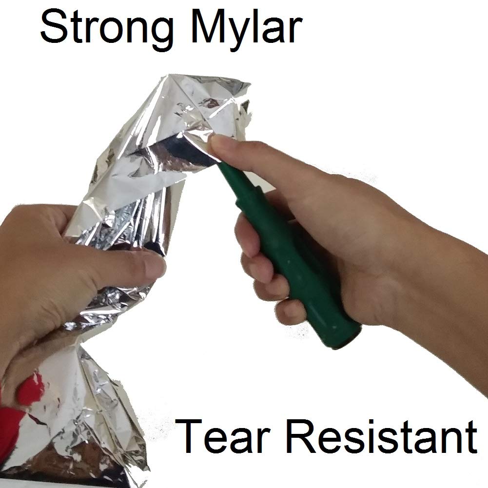 Emergency Sleeping Bag Survival Bag 2 Pack | Survival Bivy Sack | Portable Blanket Survival Gear Bivvy Thermal Sleeping Bag Camping