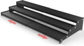 Jojocross Spice Rack Organizer 3 Tier Expandable Display Shelf(12.8"-24.01" W) Non-Skid Heavy Duty Sturdy Metal Iron Alloy Steel Step Racks 1 Pack/Black
