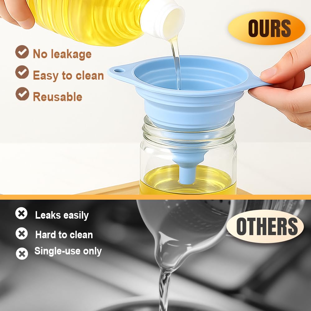 Kitchen Funnel Set 3 Pack