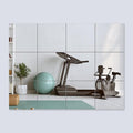 Full Length Wall Mirror Tiles - 12 PCS, 14x12 Inch Frameless Mirrors for Bedroom, Home Gym, Bathroom, Door – Shatterproof Mirror Tiles