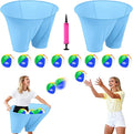 Granny Pants Game with Bouncy Balls and 1 Air Pump (Random Colors), Granny Pants Outdoor Game Baby Shower Funny Party Game for Adults & Families, Big Pants Ball Game Granny Pants Yard Game
