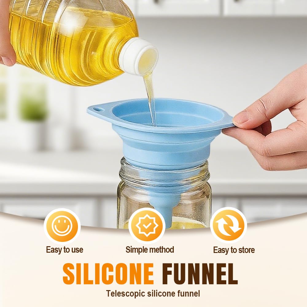 Kitchen Funnel Set 3 Pack