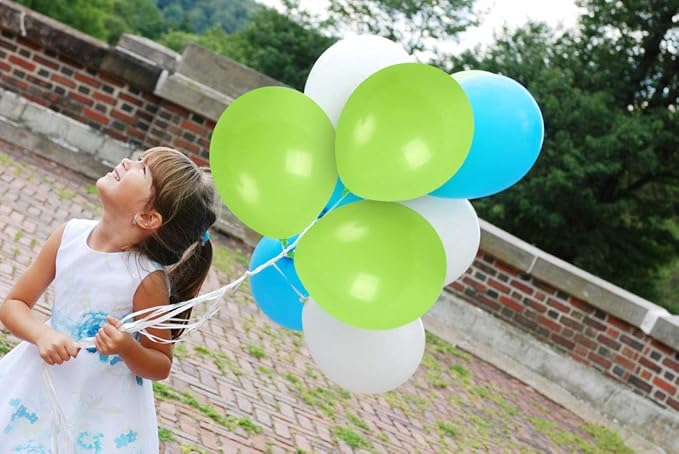 Treasured Lime Green Balloons - Neon & Matte 12 Inch - Latex Party Balloons - 36 Count