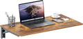 Need Wall Mounted Folding Table - Heavy Duty Small Fold Down Dining Table Length 30" Width 20" Perfect Addition to Home Office/Laundry/Home Bar/Kitchen & Dining Room Rustic Brown AC15-7650FG-ND