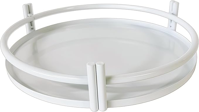 3 Pcs Metal Cake Stands Set 8/10/12 inch, Round Dessert Display Trays, Multi-Size Cupcake Holders,Dessert Trays for Party, Wedding, Birthday, Home Decor,Parties (White)