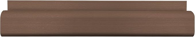 Electriduct Large J Channel Cable Raceway Self Adhesive Desk Cord Organizer and Wire Manager for Computer, Gaming and Entertainment Centers Kit - Brown - (4) x 12" Piece Kit - 6 Pack