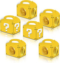 OULUN 12Pcs Super Bros Question Mark Party Candy Box, Super Brothers Question Mark Gold Coin Themed Party Candy Box