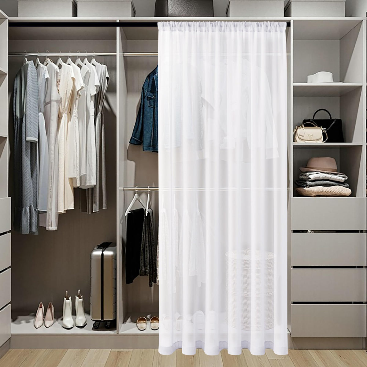 Small Sheer Door Curtain Closet Linen Textured Curtain Sheers Doorway Light Filtering Voile French Door Rod Pocket Curtains Patio Glass Doors