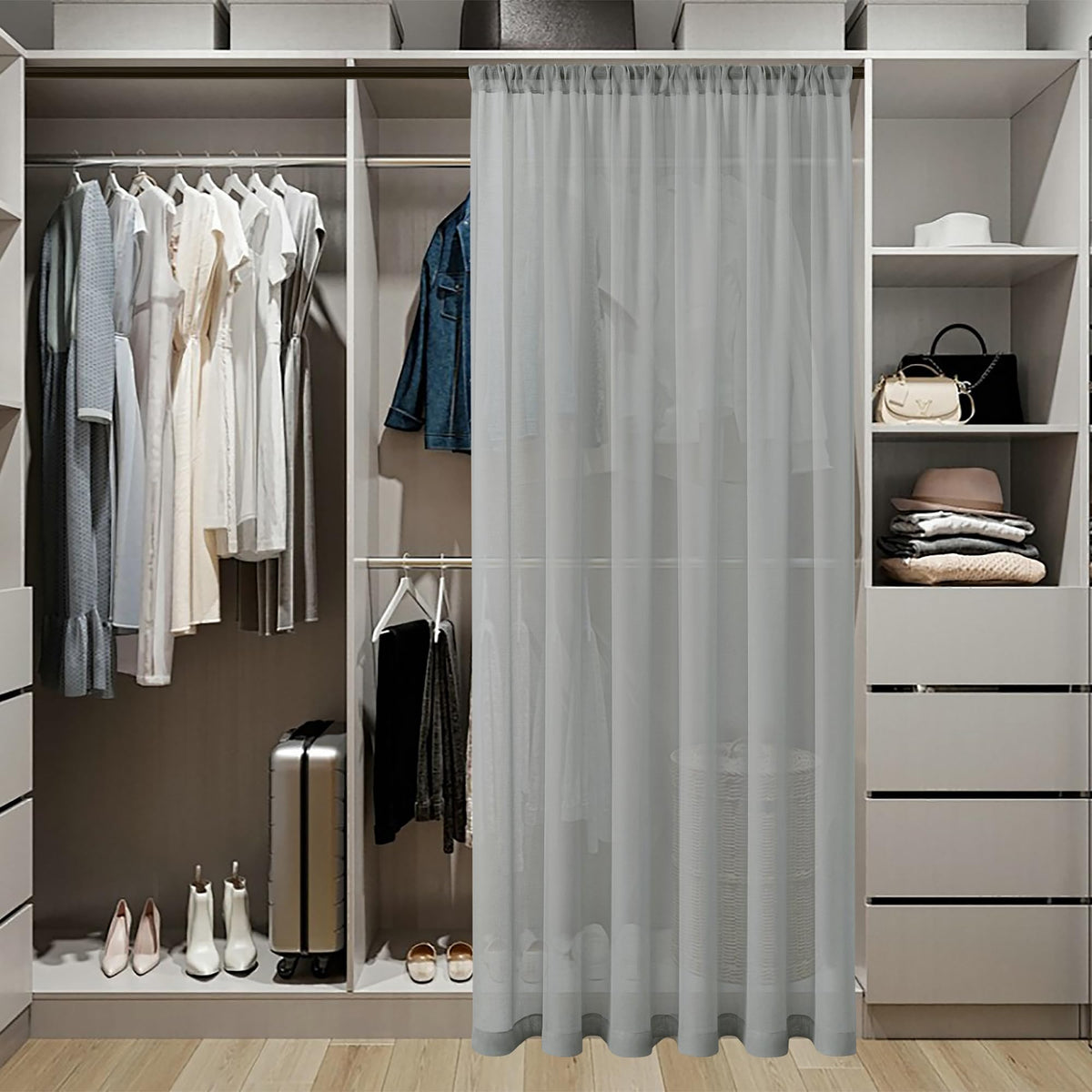 Small Sheer Door Curtain Closet Linen Textured Curtain Sheers Doorway Light Filtering Voile French Door Rod Pocket Curtains Patio Glass Doors
