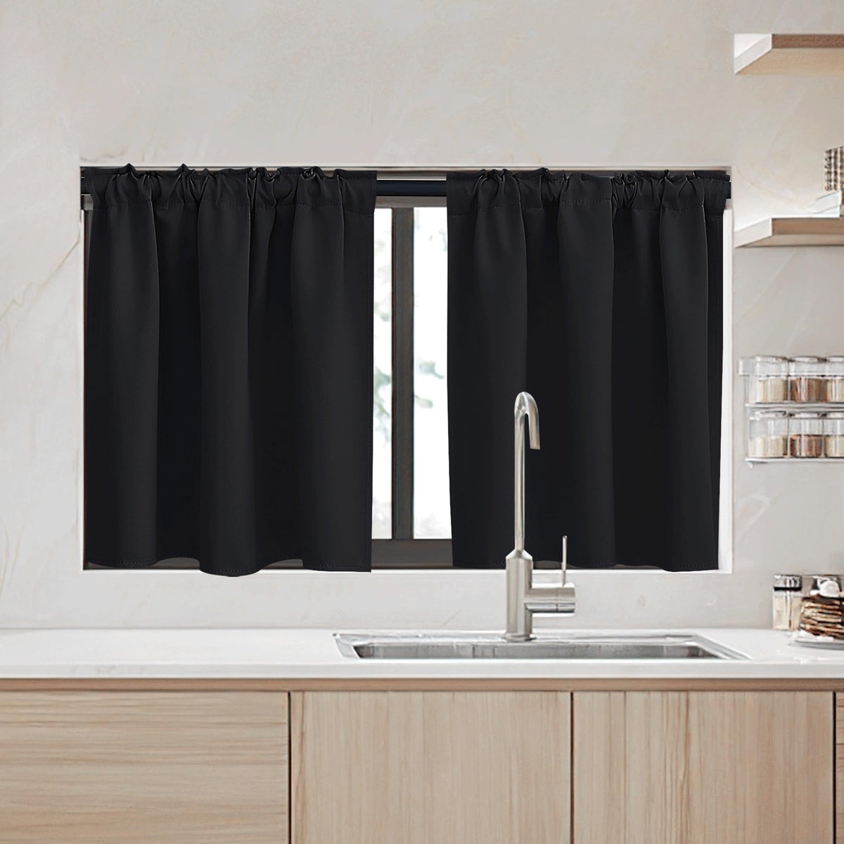 Small Window Curtains (2 Count)