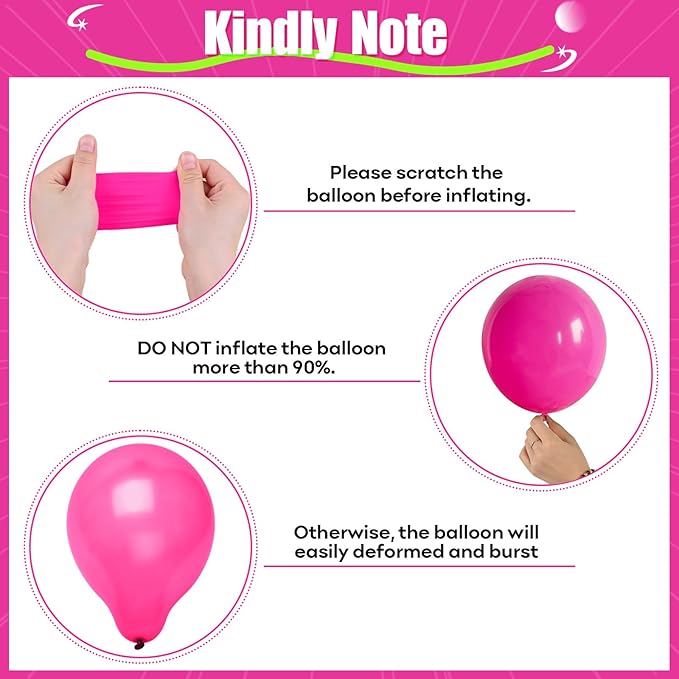 HILAVO Tropical Balloons Kit, 60 PCS 12Inch Hawaiian Balloons Hot Pink Orange Teal Green and Gold Colorful Balloon for Summer Birthday Baby Shower Tropical Aloha Luau Pool Party Decorations