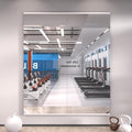 LOAAO Home Gym Mirror, 56"x24"-2 PCS Gym Mirrors for Wall, Frameless, Tempered Glass, Large Workout Mirrors for Home Gym, Dance Studio, Yoga Room, Garage Gym