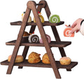 3 Tier wooden Cupcake Stand,Serving Tray, Party Serving Decorative Tray Decor for gathering food trays, farmhouse service trays,tiered tray stand,dessert display set
