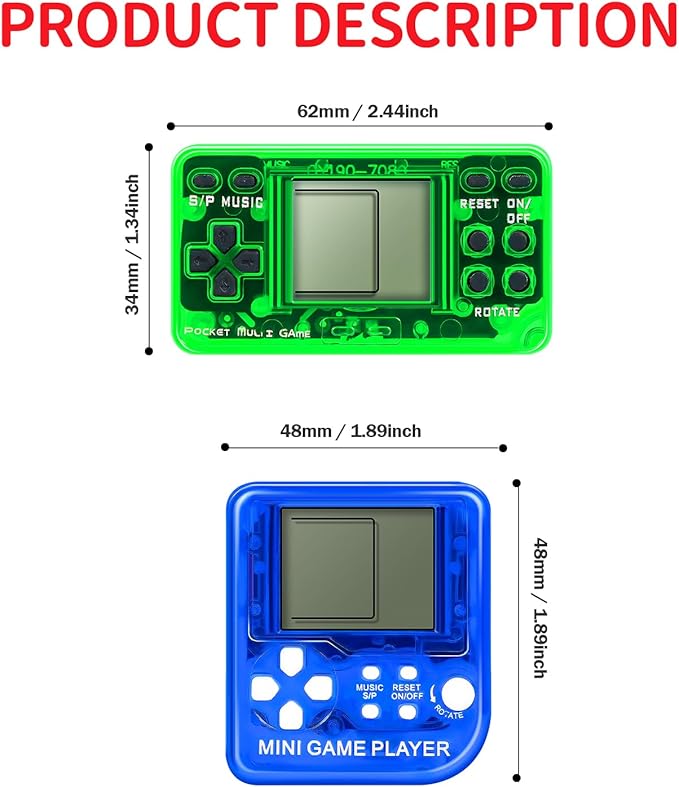 SSRMX 12Pcs Video Game Party Favors for Kids, Mini Gaming Party Favors Bulk Gifts Toys Goodie Bag Stuffers Return Gifts for Birthday Party for Boys and Girls