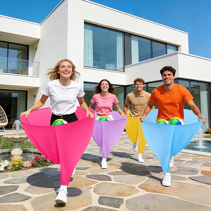 Granny Pants Yard Game Giant Granny Pants Outdoor Game Includes Bouncy Balls & Air Pumps Hilarious Outdoor Games for Adults and Family Backyard Gatherings Beach Games Team-Building Activities