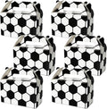 Tevxj 12 Pack Soccer Party Favor Boxes Soccer Treat Candy Snack Bags Party Favors Sports Football Team Goodies Gift Boxes for Boys Happy Birthday Baby Shower Decorations Supplies 6 x 3 x 3.5 Inches
